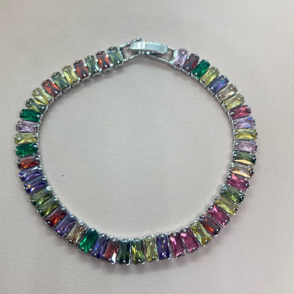 🌟 Colorful Tennis bracelet - Picture 2 of 2